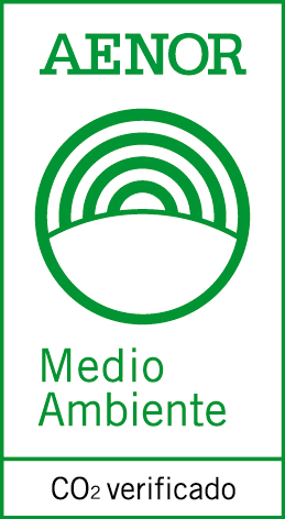 Marca AENOR Medio Ambiente de Emisiones de CO2eqv verificadas
